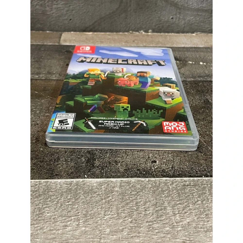 Minecraft Nintendo Switch Video Game with Super Mario Mash-Up Pack HAC-P-AEUCA